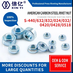 S-0420/0428/0518-0-1-2 British thread rivet nut mortise nut