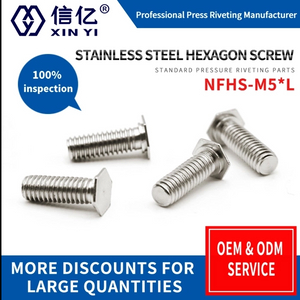 NFHS-M5*6/8/10/12/14/15/18/20 Stainless steel hexagonal rivet screw rivet screw