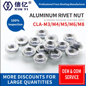  CLA-M2M2.5M3M4M5M6M8M10-0/1/2 Aluminum rivet nut sheet metal stamping nut